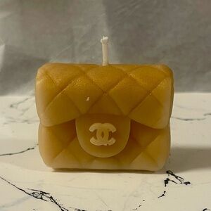 Gold Luxury Designer Purse Candle | Scented Home Decor